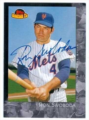 مستودع توقيعه 41092 رون سووبودا بطاقة البيسبول في نيويورك ميتس 2001 Topps American Pie رقم 76 in Saudi Arabia