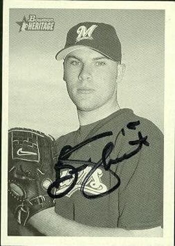 مستودع توقيعه 48239 Ben Sheets Card Baseball Card Milwaukee Brewers 2001 Bowman Heritage No .114 in Saudi Arabia