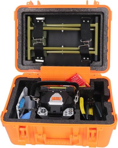 Precise Core Alignment Splicer, Improved Efficiency 4 Motor Fiber Machine with Lightweight Design, Versatile Applications, for FTTH, Security Monitoring (US Plug) in Saudi Arabia