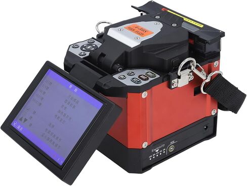 Precise Core Alignment Splicer, Improved Efficiency 4 Motor Fiber Machine with Lightweight Design, Versatile Applications, for FTTH, Security Monitoring (US Plug) in Saudi Arabia