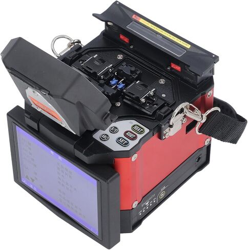 Precise Core Alignment Splicer, Improved Efficiency 4 Motor Fiber Machine with Lightweight Design, Versatile Applications, for FTTH, Security Monitoring (US Plug) in Saudi Arabia