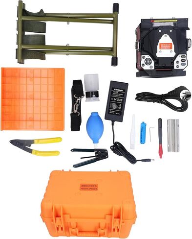 Precise Core Alignment Splicer, Improved Efficiency 4 Motor Fiber Machine with Lightweight Design, Versatile Applications, for FTTH, Security Monitoring (US Plug) in Saudi Arabia