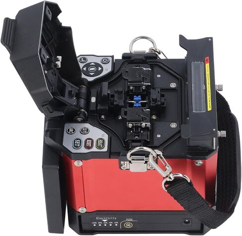 Precise Core Alignment Splicer, Improved Efficiency 4 Motor Fiber Machine with Lightweight Design, Versatile Applications, for FTTH, Security Monitoring (US Plug) in Saudi Arabia