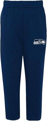 Outerstuff NFL Seattle Seahawks Navy Toddler 2T-4T مرخص رسميًا من Fleece Logo Pullover Hoodie Pants in Kuwait