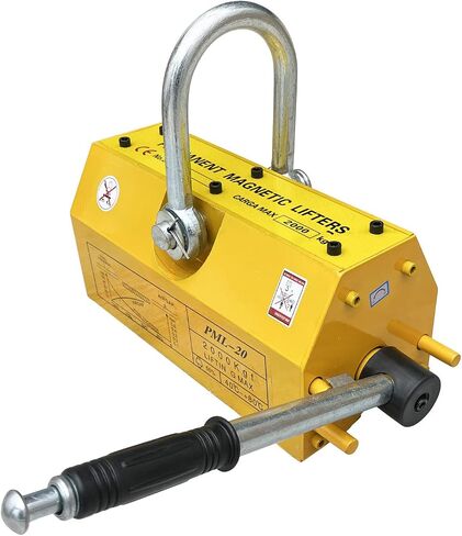 600 KG/ 1320 LB Permanent Magnetic Lifter Strong Magnetic Suction Cup Magnetic Lifting Tool for Hoist Steel Sheet, Block, Rod, Cylindrical and Other Magnetic Material in Saudi Arabia