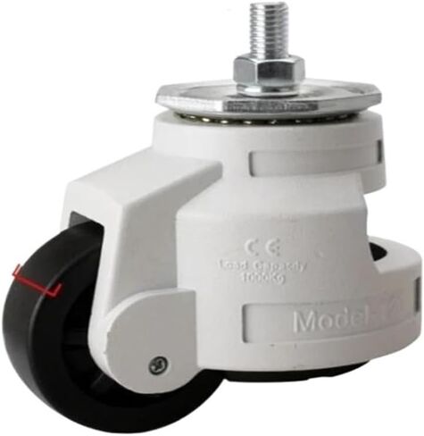 1 Pack 120f/120s T-Wheel Level Adjustment for Machinery Furniture appliances(120F-T-Style,White) in Saudi Arabia