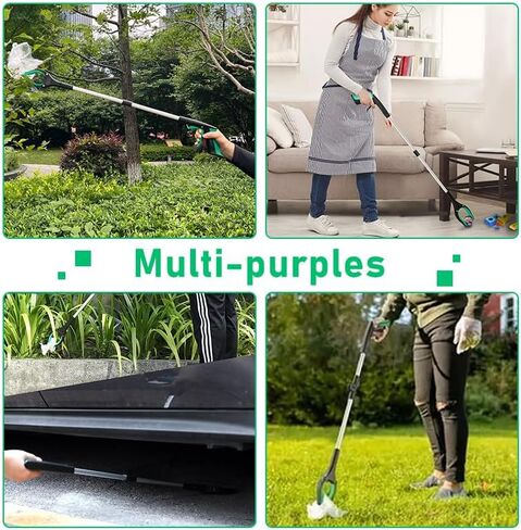 32" Grabber Reacher Tool, Foldable Reacher Grabber Pickup Tool with 360° Rotating Jaw & Magnet, Heavy Duty Pick Up Stick Grabbers for Seniors, Lightweight Grabbers in Saudi Arabia