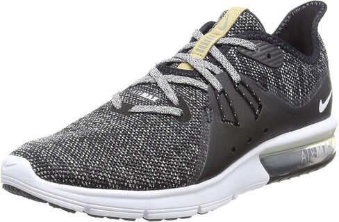 NIKE Kid's Air Max Sequent 3 GS, Light Carbon/Metallic Silver, Youth Size 7 in Saudi Arabia