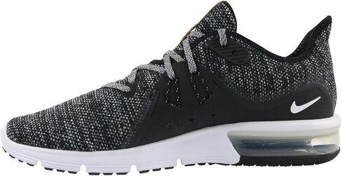 NIKE Kid's Air Max Sequent 3 GS, Light Carbon/Metallic Silver, Youth Size 7 in Saudi Arabia