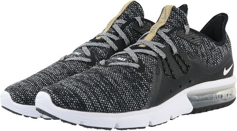 NIKE Kid's Air Max Sequent 3 GS, Light Carbon/Metallic Silver, Youth Size 7 in Saudi Arabia