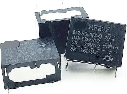 HF33F-012-HSL3 HF33F012HSL3 12VDC DC12V 12V 5A RELAY 4PIN 10PCS in Saudi Arabia