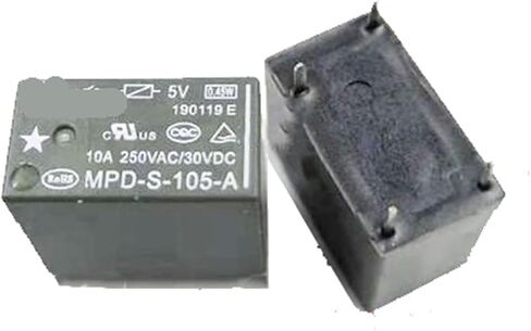 MPD-S-105-A MPDS105A DC5V 5VDC 5V 10A RELAY 4PIN 5PCS in Saudi Arabia