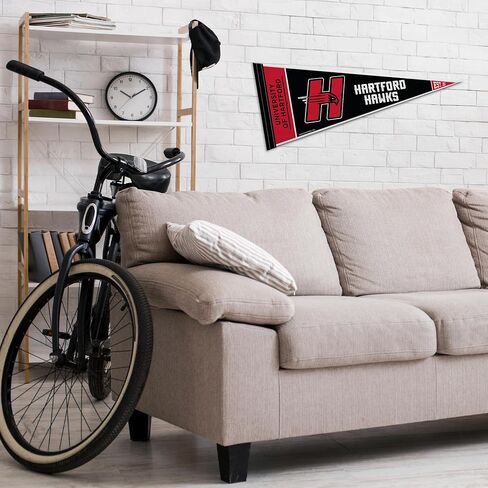 Rico Industries NCAA Hartford Hawks 12" x 30" Felt Wall Décor Pennant - Great for Home/Bed Room/Man Cave Décor in Saudi Arabia