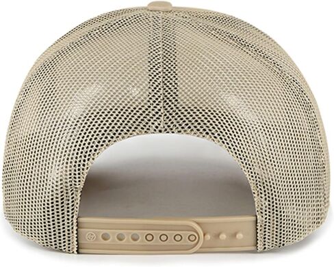 47 Brand NCAA Unisex Khaki Primary Logo Foam Trucker Adjustable Mesh Snapback Hat Adult One Size Fits All in Saudi Arabia