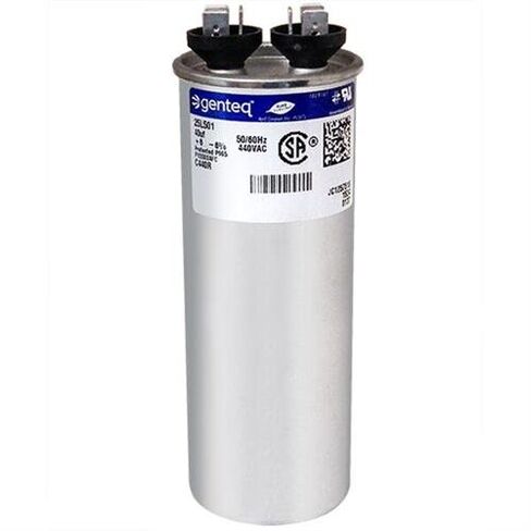 Genteq - 40 uF MFD x 440 VAC GE Industrial Replacement Capacitor Round # C440R / 25L501 in Saudi Arabia
