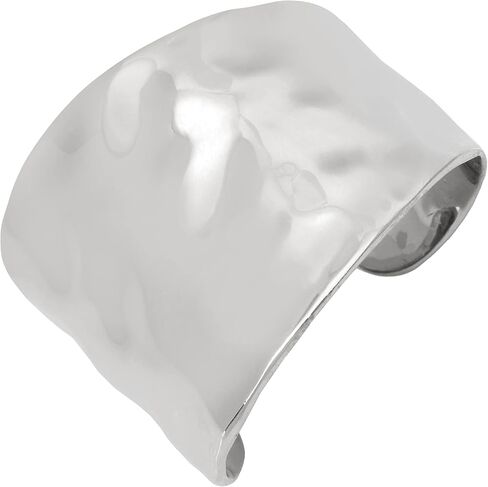 Robert Lee Morris Soho Hammered Cuff Bracelet, Gold, (386189GLD710) in Saudi Arabia