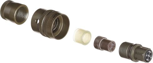 PT06E-8-4S Circular Connector Socket Environmental Resisting Bayonet Coupling Solder Termination Straight Plug 8-4 Insert Arrangement 8 Shell Size 4 Contacts in Saudi Arabia