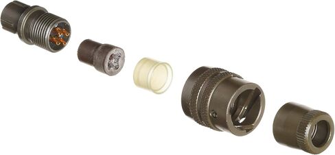 PT06E-8-4S Circular Connector Socket Environmental Resisting Bayonet Coupling Solder Termination Straight Plug 8-4 Insert Arrangement 8 Shell Size 4 Contacts in Saudi Arabia