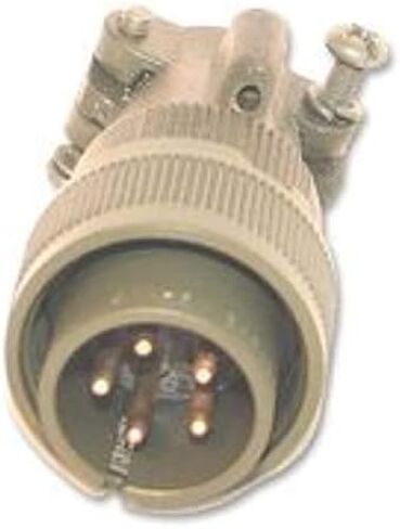 MS3106F18-11P-موصل دائري MIL-DTL-5015 Series Series Straight Plug 5 جهات اتصال دبوس للخيوط 18-11 in Saudi Arabia