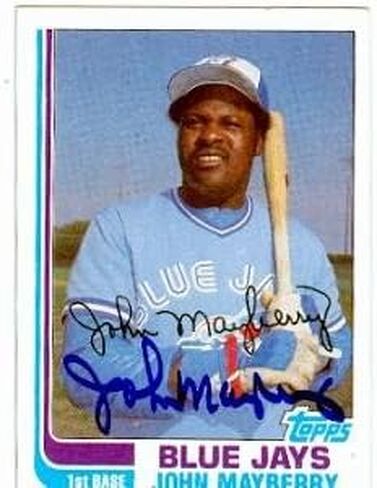 Warehouse Warehouse 51791 John Mayberry Cardball Baseball Card Toronto Blue Jays 1982 Topps No .470 in Saudi Arabia