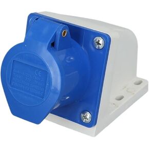 32A 3-pin 2P+E IP44 Waterproof Male and Female Electrical Connector Power Connection Industrial Plug and Socket(323 32a 3pin) in Kuwait