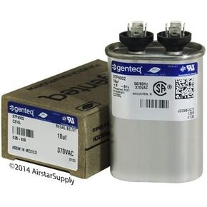 BARD - 10 UF MFD X 370 VAC Genteq CAPACITOR OVAL # C310L / 97F9002 in Kuwait