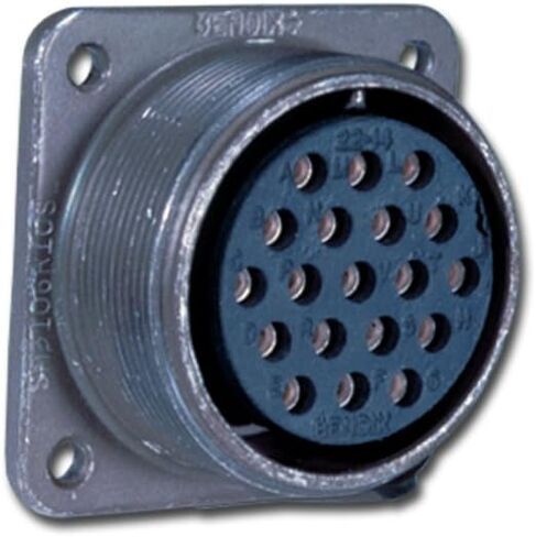 MS3106E12S-3S Circular Connector Socket Environmental Resisting Threaded Coupling Solder Termination Straight Plug 12S-3 Insert Arrangement 12S Shell Size 2 Contacts in Saudi Arabia