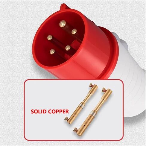 1PCS 16A/32A التوصيل الصناعي ومقبس موصل مقاومة للماء 3PIN 4PIN 5PIN IP44 مقبس جدار اتصال كهربائي مقاوم للماء (مقبس مثبت على لوحة ، 32A-5P) in Saudi Arabia