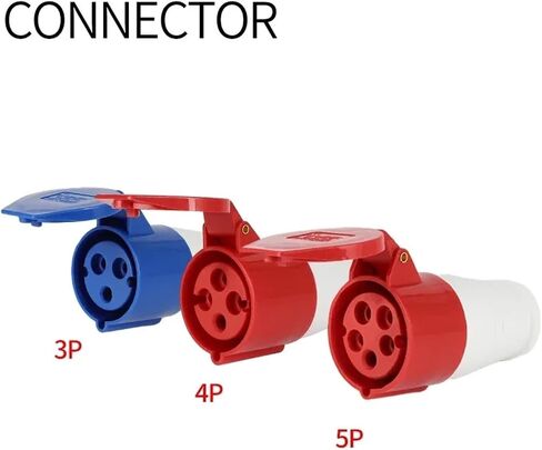 1PCS 16A/32A التوصيل الصناعي ومقبس موصل مقاومة للماء 3PIN 4PIN 5PIN IP44 مقبس جدار اتصال كهربائي مقاوم للماء (مقبس مثبت على لوحة ، 32A-5P) in Saudi Arabia