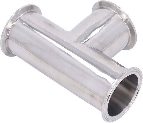 Triple Clamp Tee 3 Way 304 Stainless Steel Hose Pipe Fitting Connector for Pipeline Sturdy Leak Proof High Pressure Water Distribution System (63) in Saudi Arabia
