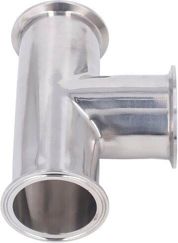 Triple Clamp Tee 3 Way 304 Stainless Steel Hose Pipe Fitting Connector for Pipeline Sturdy Leak Proof High Pressure Water Distribution System (63) in Saudi Arabia