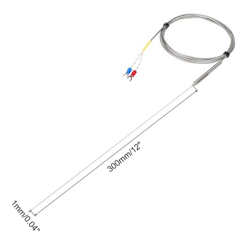 meccanixity k type typer thermocouple defere sensor probe 1x300mm 6t. in Kuwait