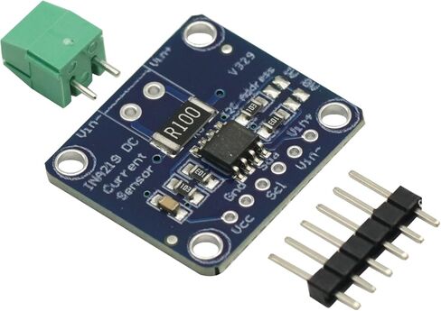 2 Pcs INA219 Bi-Directional DC Current Power Supply Sensor Breakout Module DIY 3V-5V IIC I2C Power Monitoring Sensor Module in Saudi Arabia