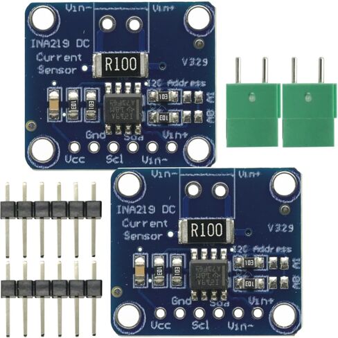 2 Pcs INA219 Bi-Directional DC Current Power Supply Sensor Breakout Module DIY 3V-5V IIC I2C Power Monitoring Sensor Module in Saudi Arabia