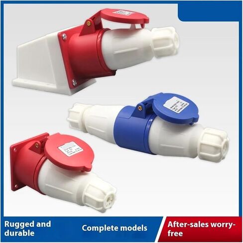 التوصيل الصناعي والمقبس 5pin 3p 3p/4p/5p موصل كهربائي 16A 32A IP44 مقبس مثبت على الحائط 220V 380V 415V (مقرن ، 16A-5P) in Saudi Arabia