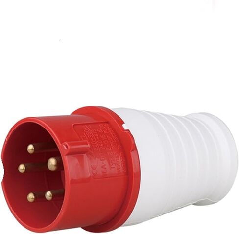 موصل مقبس الجدار الصناعي IP44 3pin 3pin 4pin 5pin 16a32a مقاومة للماء غير مقاومة للانقضان (المكونات 5p 16a) in Kuwait