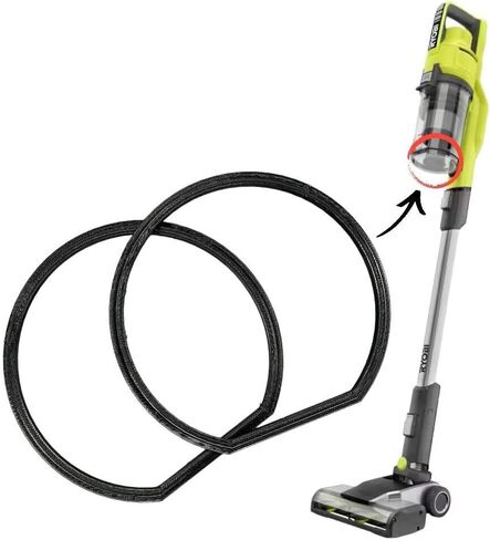 Generic Replacement Canister Gasket Compatible with Ryobi 18v Cordless Stick Vac - PBLSV717 PCL720k PBLSV716K & Many More - Works for All PCL PBl Models (2), Varies in Saudi Arabia