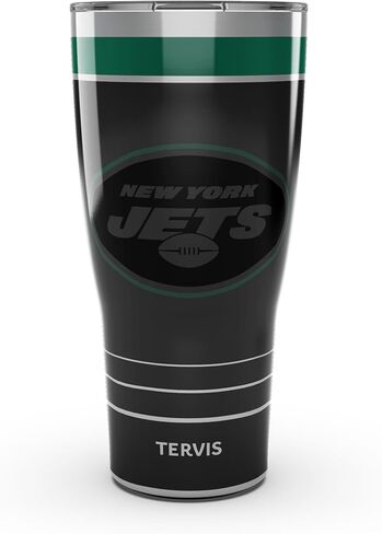 Tervis Traveler NFL New York Jets - لعبة ليلية ثلاثية كوب سفر معزول مع عزل معزول. in Kuwait