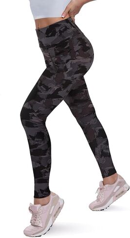 QGGQDD Fleece مبطن طماق النساء - السيطرة على البطن الناعمة عالية الخصر سراويل اليوغا الحرارية الدافئة in Kuwait