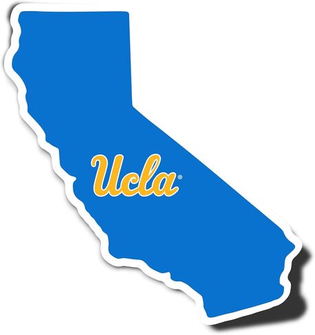 Desert Cactus University of California Los Angeles Sticker UCLA Bruins Vinyl Secal Lapop Botto Dock in Saudi Arabia