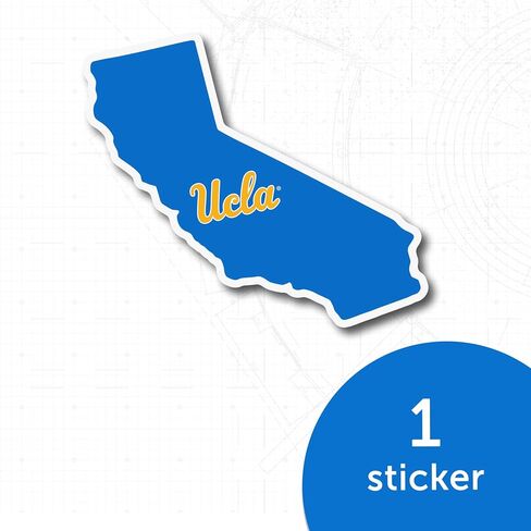 Desert Cactus University of California Los Angeles Sticker UCLA Bruins Vinyl Secal Lapop Botto Dock in Saudi Arabia