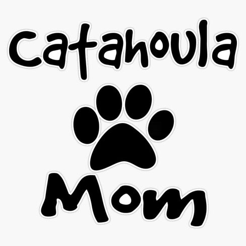 Catahoula Mom Vinyl مقاومة للماء ملصق ملصق السيارة ملصق محمول للكمبيوتر. in Saudi Arabia