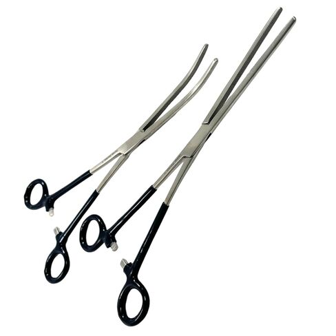 German Stainless Curved + Straight Forceps, Hemostat Forceps clamp 10" (Cynamed Brand) … … … … in Saudi Arabia