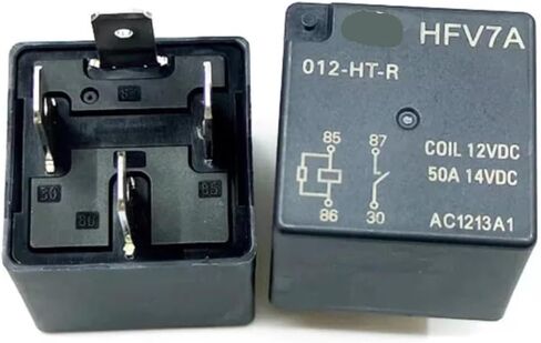 HFV7A 012-HT-R HFV7A012HTR DC12V 12VDC 12V 50A RELAY 4PIN (1PCS) in Saudi Arabia