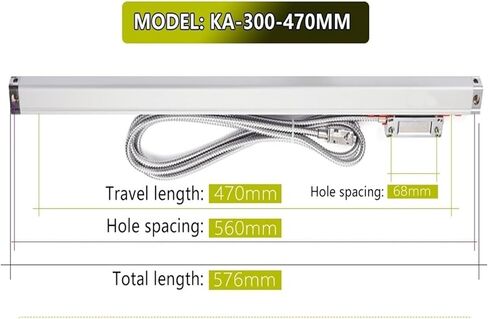 0.005mm KA-300 Sensor Sensor Sensor Optical Protical Sensor لآلة الطحن TTL 70mm ~ 470 مم (KA300-170MM-5U) in Kuwait