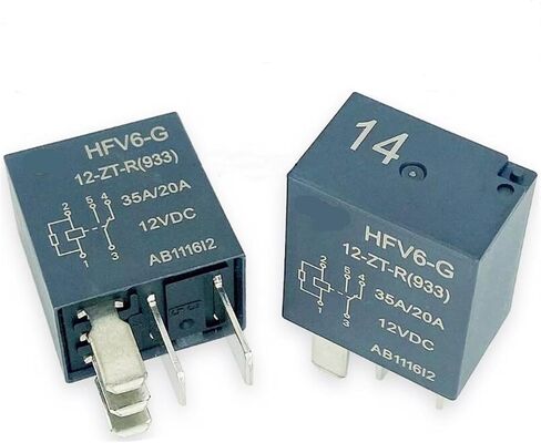 HFV6-G-12-ZT-R HFV6G12ZTR 12VDC DC12V 12V 35A Relay 5PIN 5Pcs in Saudi Arabia