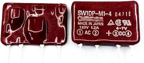 SW1DP-M1-4 SW1DPM14 DC7V 7VDC 7V 1.2A Relay 4PIN 5Pcs in Saudi Arabia