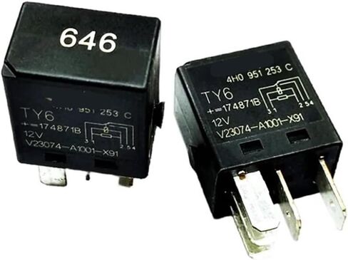 V23074-A1001-X91 V23074A1001X91 DC12V 12VDC 12V 25A Relay 5PIN 5Pcs in Saudi Arabia