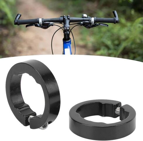 2Pcs Bicycle Grips,Bike Grips Clamps Ring End Lock Rings,Aluminum Alloy Beautiful Practical Bike Grip Lock On Clamps ,for MTB Road Bike, Bicycle Grips Bike Grips Clamping Rings Bike Handlebar Gri in Saudi Arabia