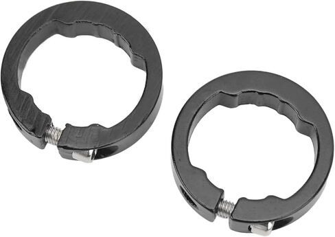 2Pcs Bicycle Grips,Bike Grips Clamps Ring End Lock Rings,Aluminum Alloy Beautiful Practical Bike Grip Lock On Clamps ,for MTB Road Bike, Bicycle Grips Bike Grips Clamping Rings Bike Handlebar Gri in Saudi Arabia